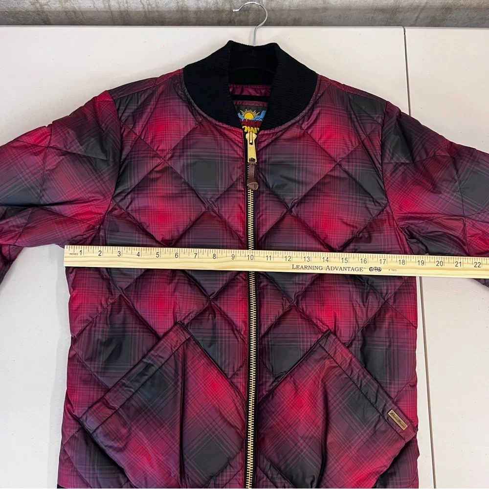 Eddie Bauer Plaid Down 1936‎ Original Skyliner Bomber Jacket Size M